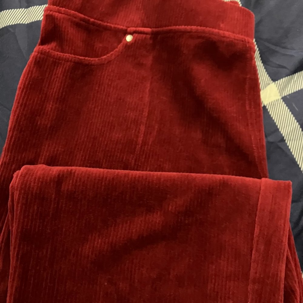 Quacker Factory Corduroy straight leg pants